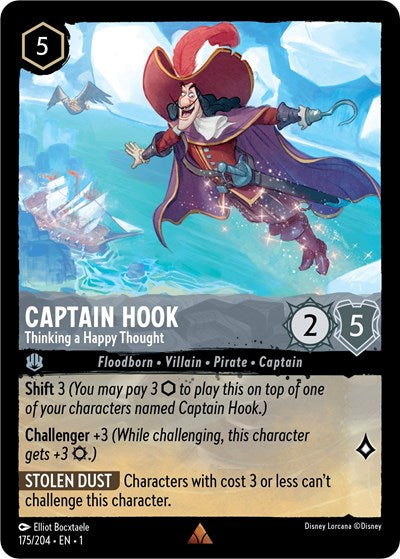 Captain Hook - Thinking a Happy Thought - Cold Foil (The First Chapter)(1-175/204)(R)