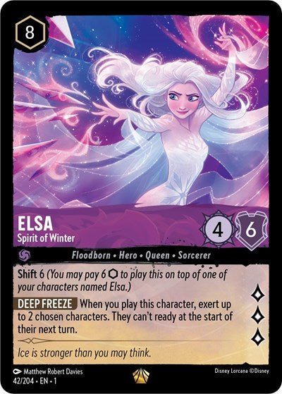 Elsa - Spirit of Winter - Cold Foil (The First Chapter)(1-042/204)(L)