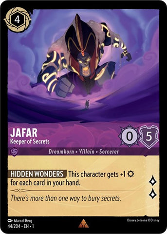 Jafar - Keeper of Secrets - Cold Foil (The First Chapter)(1-044/204)(R)