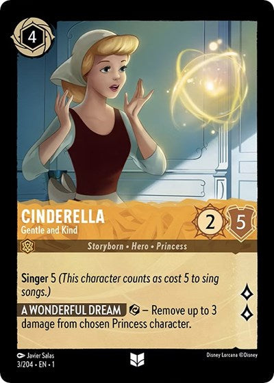 Cinderella - Gentle and Kind - Cold Foil (The First Chapter)(1-003/204)(U)