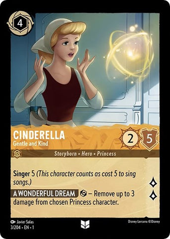 Cinderella - Gentle and Kind - Cold Foil (The First Chapter)(1-003/204)(U)