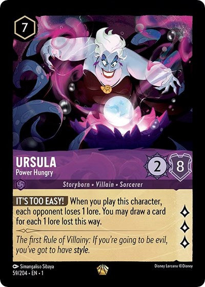 Ursula - Power Hungry - Cold Foil (The First Chapter)(1-059/204)(L)
