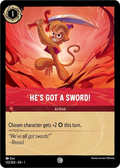 He's Got A Sword! - Cold Foil (The First Chapter)(1-132/204)(C)