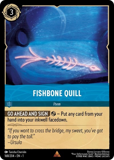 Fishbone Quill - Cold Foil (The First Chapter)(1-168/204)(R)