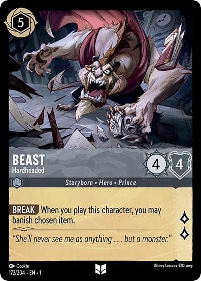 Beast - Hardheaded - Cold Foil (The First Chapter)(1-172/204)(U)