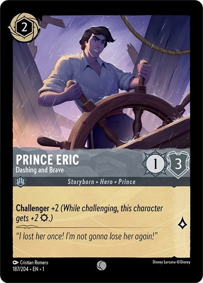 Prince Eric - Dashing and Brave - Cold Foil (The First Chapter)(1-187/204)(C)