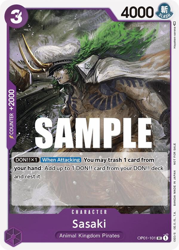 Sasaki [Event Pack Vol. 2] (One Piece Promotion Cards)(OP01-101)(PR)