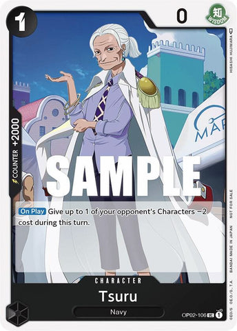 Tsuru [Event Pack Vol. 2] (One Piece Promotion Cards)(OP02-106)(PR)