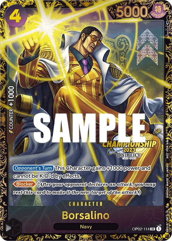 Borsalino [Championship 2023] [Foil] (One Piece Promotion Cards)(OP02-114)(PR)