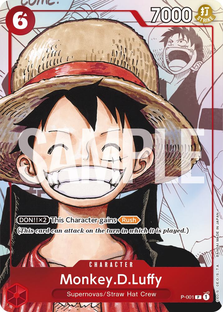 Monkey.D.Luffy [Alternate Art] [Foil] (One Piece Promotion Cards)(P-001)(PR)