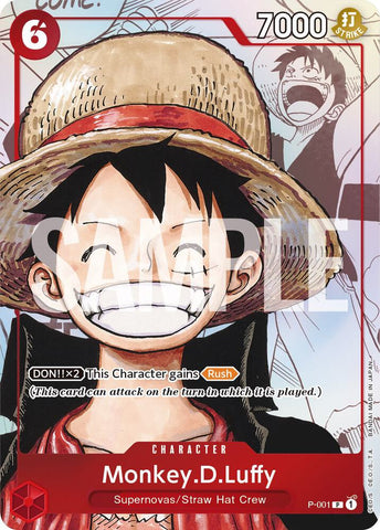 Monkey.D.Luffy [Alternate Art] [Foil] (One Piece Promotion Cards)(P-001)(PR)