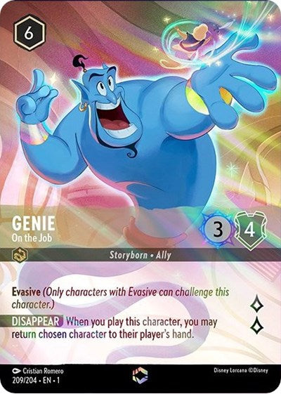 Genie - On the Job (Enchanted) - Holofoil (The First Chapter)(1-209/204)(E)