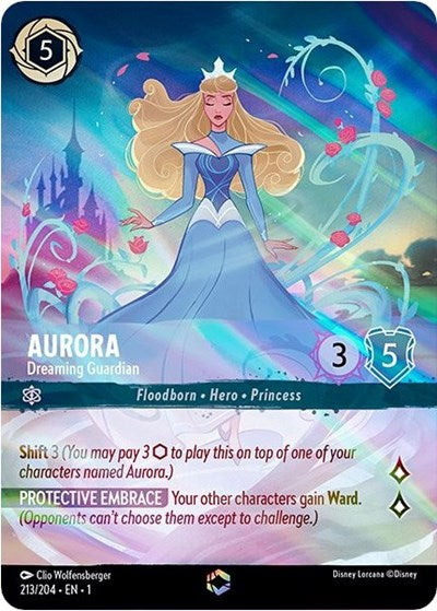 Aurora - Dreaming Guardian (Enchanted) - Holofoil (The First Chapter)(1-213/204)(E)