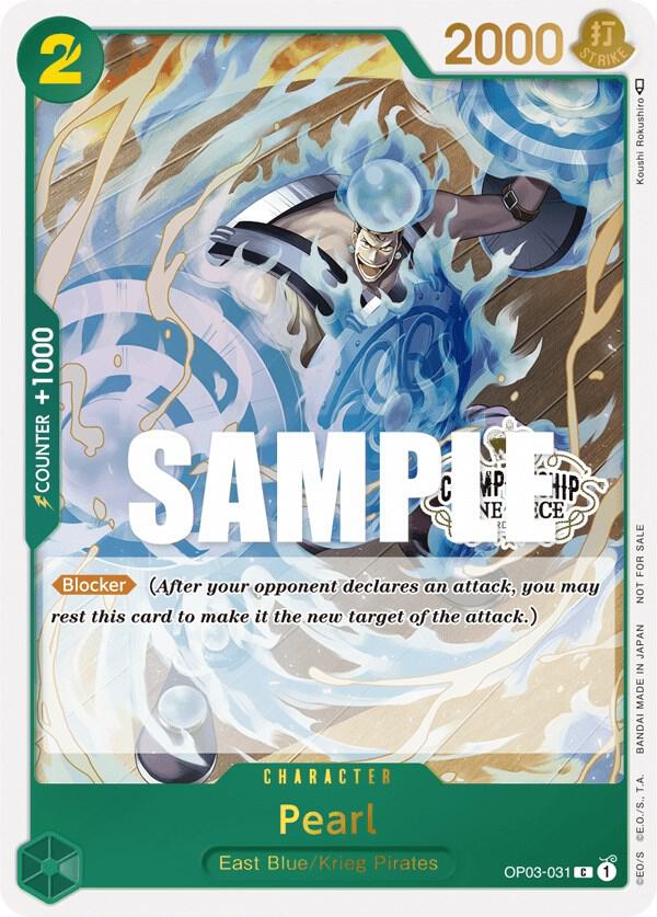 Pearl [Store Championship Participation Pack Vol. 2] [Foil] (One Piece Promotion Cards)(OP03-031)(PR)