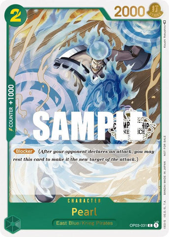 Pearl [Store Championship Participation Pack Vol. 2] [Foil] (One Piece Promotion Cards)(OP03-031)(PR)