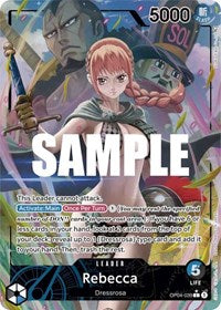 Rebecca (039) - Alternate Art - Foil (Kingdoms of Intrigue)(OP04-039)(L)