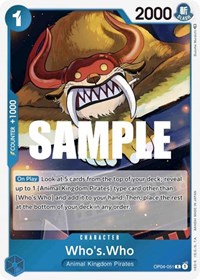 Who's.Who - Foil (Kingdoms of Intrigue)(OP04-051)(R)