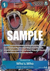 Who's.Who - Alternate Art - Foil (Kingdoms of Intrigue)(OP04-051)(R)