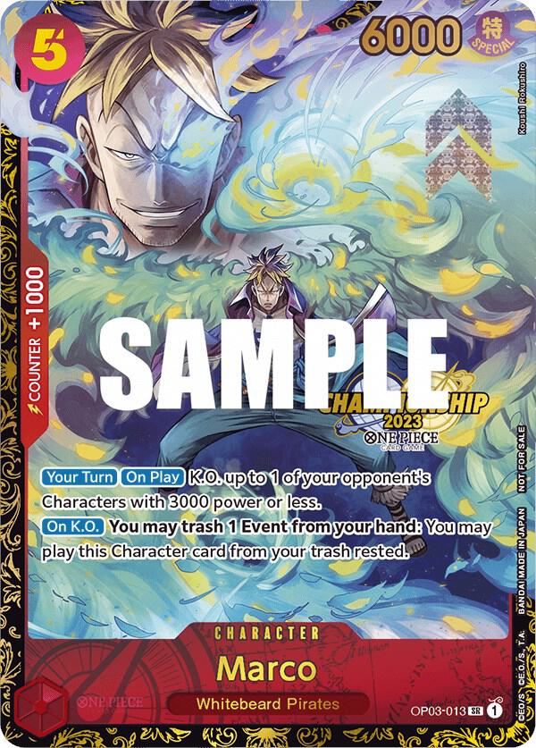 Marco [Championship 2023] [Foil] (One Piece Promotion Cards)(OP03-013)(PR)