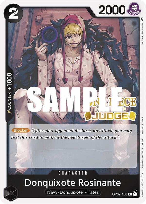 Donquixote Rosinante [Judge Pack Vol. 2] [Foil] (One Piece Promotion Cards)(OP02-108)(PR)