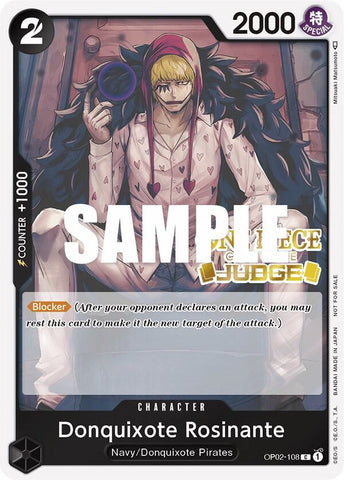 Donquixote Rosinante [Judge Pack Vol. 2] [Foil] (One Piece Promotion Cards)(OP02-108)(PR)
