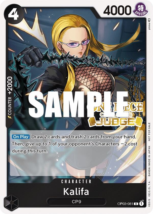 Kalifa [Judge Pack Vol. 2] [Foil] (One Piece Promotion Cards)(OP03-081)(PR)