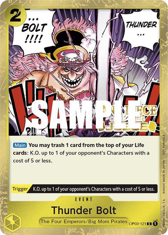 Thunder Bolt [Judge Pack Vol. 2] [Foil] (One Piece Promotion Cards)(OP03-121)(PR)