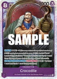 Crocodile (060) - Foil (Kingdoms of Intrigue)(OP04-060)(SR)