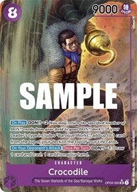 Crocodile (060) - Alternate Art - Foil (Kingdoms of Intrigue)(OP04-060)(SR)