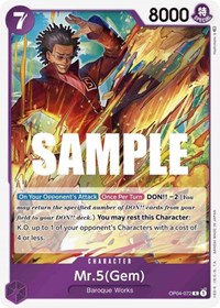Mr.5 (Gem) - Foil (Kingdoms of Intrigue)(OP04-072)(R)