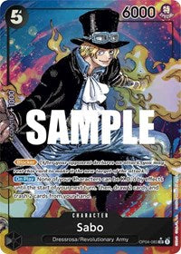 Sabo - Alternate Art - Foil (Kingdoms of Intrigue)(OP04-083)(SR)