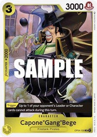Capone"Gang"Bege - Foil (Kingdoms of Intrigue)(OP04-100)(R)