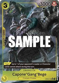 Capone"Gang"Bege - Alternate Art - Foil (Kingdoms of Intrigue)(OP04-100)(R)