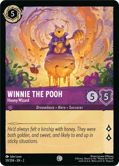 Winnie the Pooh - Hunny Wizard - Cold Foil (Rise of the Floodborn)(2-059/204)(C)