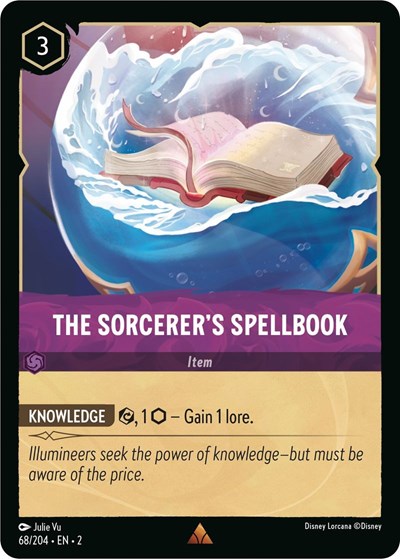 The Sorcerer's Spellbook - Cold Foil (Rise of the Floodborn)(2-068/204)(R)