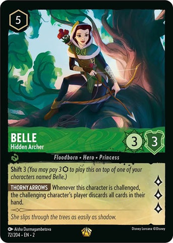 Belle - Hidden Archer (Rise of the Floodborn)(2-072/204)(L)