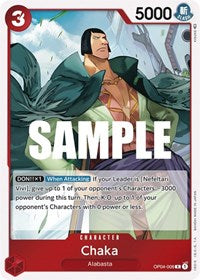 Chaka - Foil (Kingdoms of Intrigue)(OP04-008)(R)