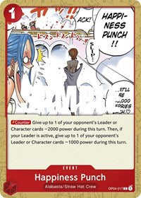 Happiness Punch (Kingdoms of Intrigue)(OP04-017)(C)