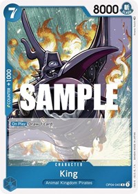 King - Foil (Kingdoms of Intrigue)(OP04-045)(R)