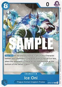 Ice Oni (Kingdoms of Intrigue)(OP04-047)(C)