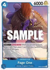 Page One (Kingdoms of Intrigue)(OP04-053)(UC)