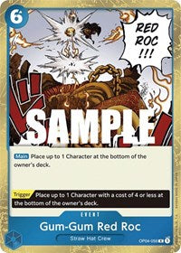 Gum-Gum Red Roc - Foil (Kingdoms of Intrigue)(OP04-056)(R)