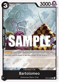 Bartolomeo - Foil (Kingdoms of Intrigue)(OP04-089)(R)
