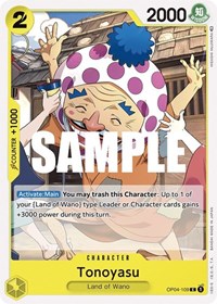Tonoyasu (Kingdoms of Intrigue)(OP04-109)(C)