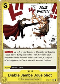 Diable Jambe Joue Shot (Kingdoms of Intrigue)(OP04-116)(UC)