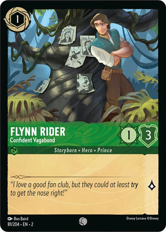 Flynn Rider - Confident Vagabond - Cold Foil (Rise of the Floodborn)(2-081/204)(C)