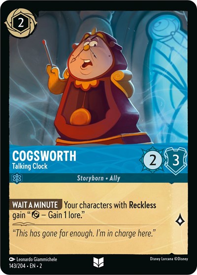 Cogsworth - Talking Clock - Cold Foil (Rise of the Floodborn)(2-143/204)(U)
