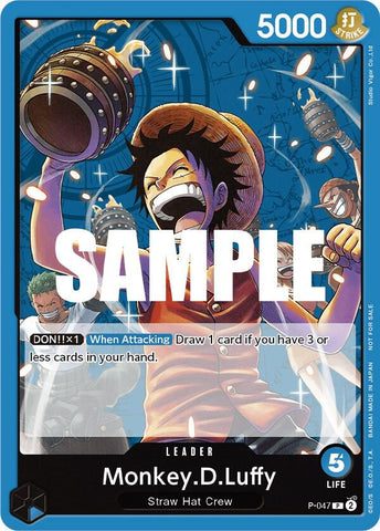 Monkey.D.Luffy (047) [Sealed Battle Kit Vol. 1] (One Piece Promotion Cards)(P-047)(PR)