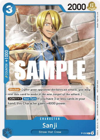 Sanji [Sealed Battle Kit Vol. 1] (One Piece Promotion Cards)(P-050)(PR)