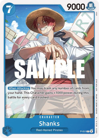 Shanks [Sealed Battle Kit Vol. 1] (One Piece Promotion Cards)(P-051)(PR)